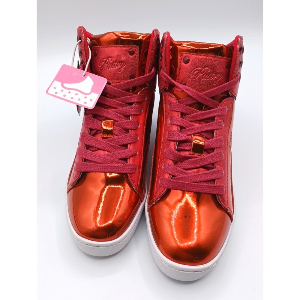Pastry Women's Pop Tart Glitter High-Top Sneaker Dance Shoes Red Size 6.5‎